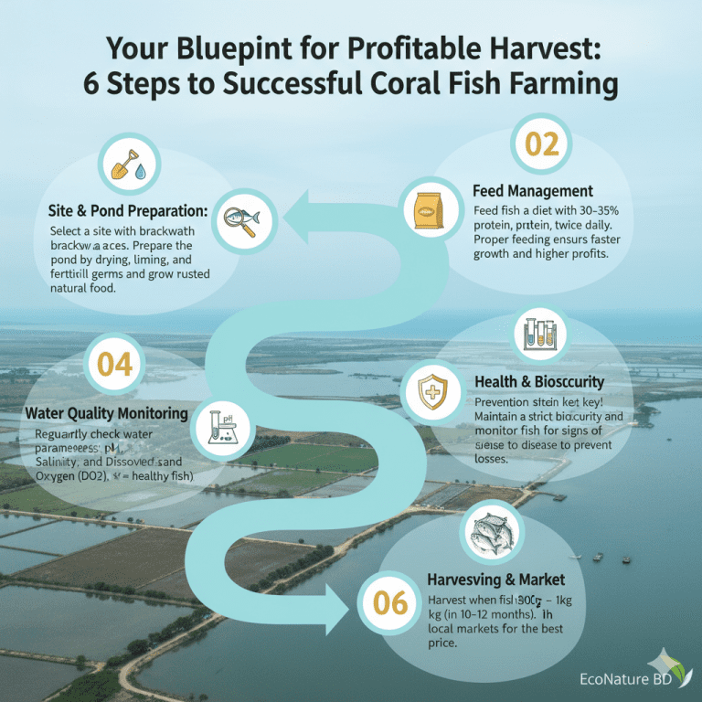 সফল ভেটকি মাছ (Coral Fish) চাষের সহজ পথ ধাপে ধাপে নির্দেশিকা httpseconaturebd.com